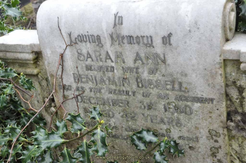 Bissell - Sarah Ann (wife of Benjamin)