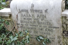 Bissell - Sarah Ann (wife of Benjamin)
