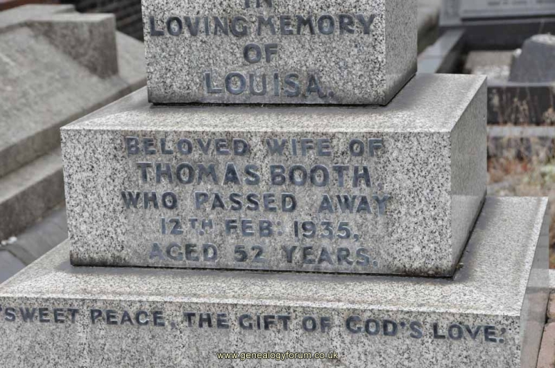 Booth - Louisa (wife of Thomas)