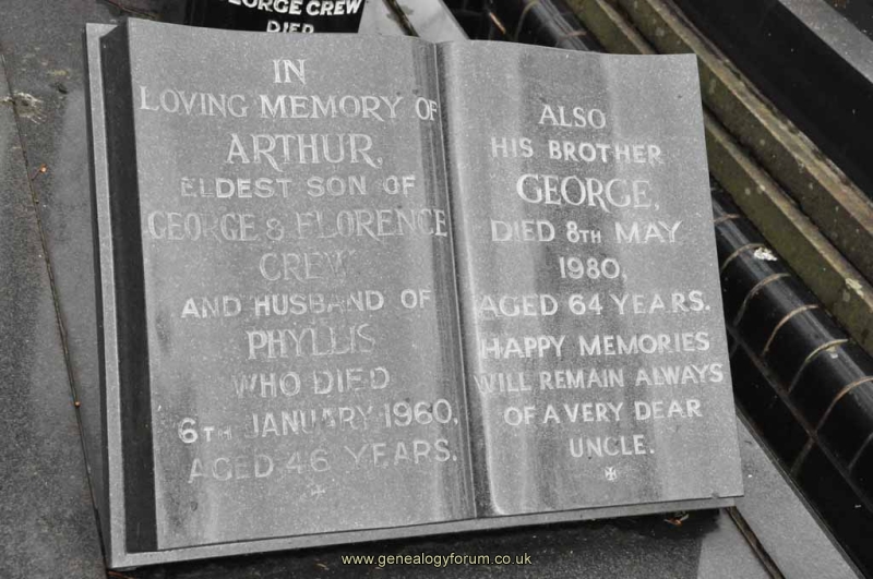 Crewe 2 - George (husband of Phyllis) & brother Arthur