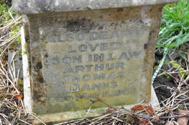 Grainger 2 - Son in Law Arthur Thomas Danks