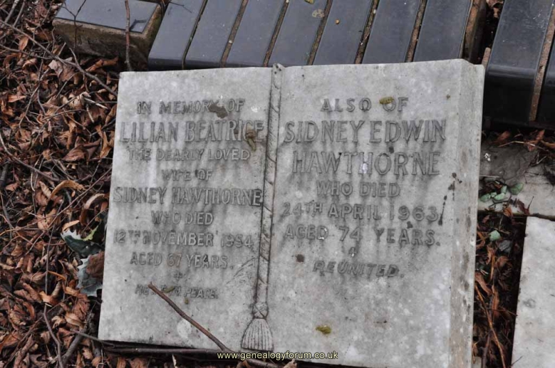 Hawthorne - Sidney, Edwin, Lilian