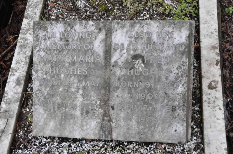 Hughes - Alfred, Mary Maria
