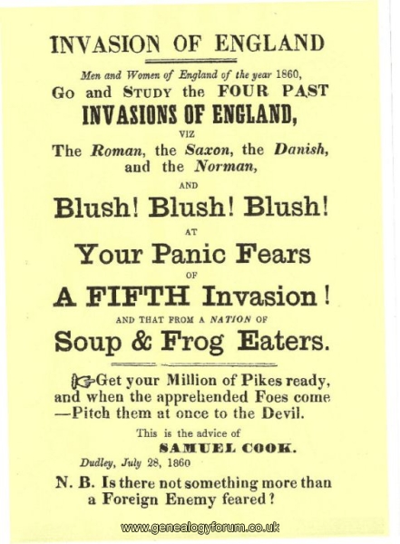 Samuel Cook - French Invasion Poster