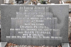 Pearsall - Emanual, Ellen & son William Joseph KIA