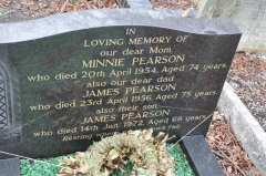 Pearson - James, Minnie & son James jnr