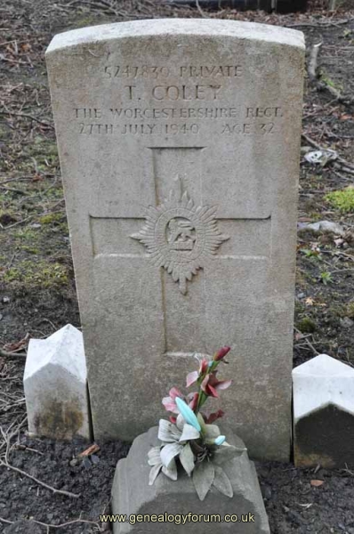 Private T Coley KIA