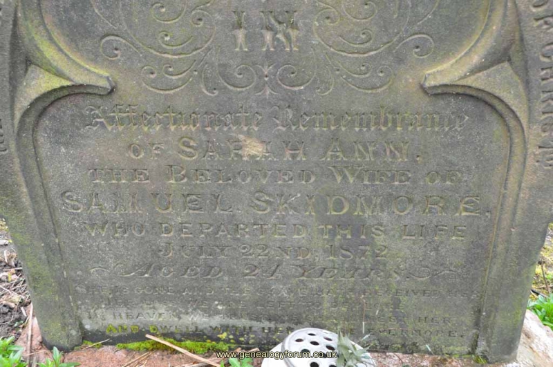 Skidmore - Sarah Ann (wife of Samuel)