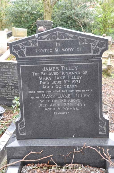 Tilley - James, Mary Jane