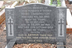 Timmington - Nebo, Lilian & son Arthur