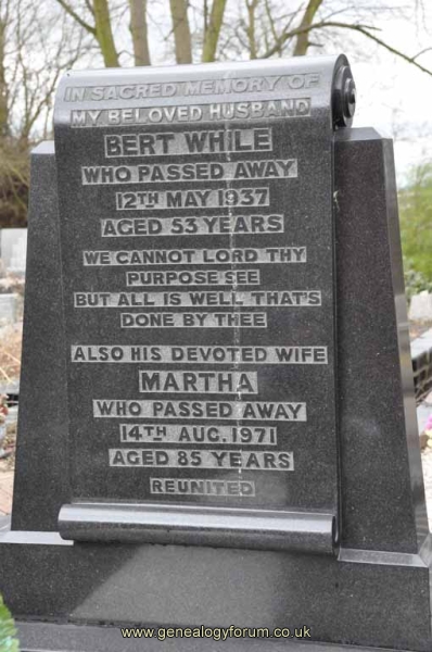 While - Bert, Martha
