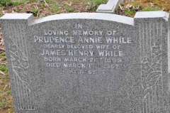 While - Prudence Annie (wife of James Henry)