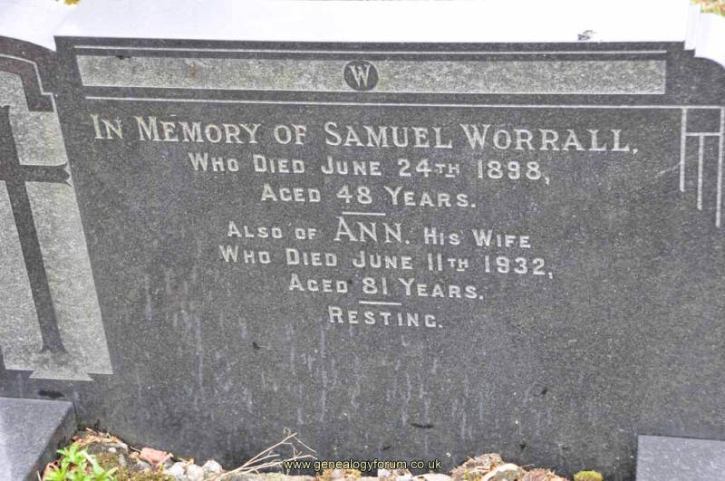Worrall - Samuel. Ann