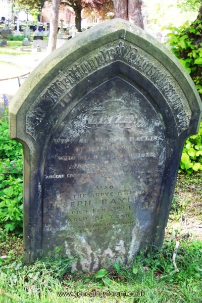 Joseph & Eliza Bayliss of Halesowen