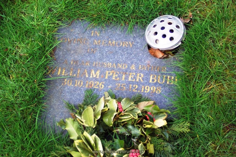 William Peter Bubb 1926-1998
