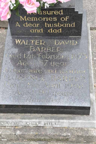 Barber - Walter David, Florence