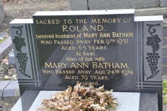 Batham - Roland, Mary Ann
