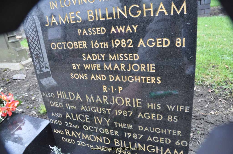 Billingham - James, Hilda & dau Alice Ivy & Raymond