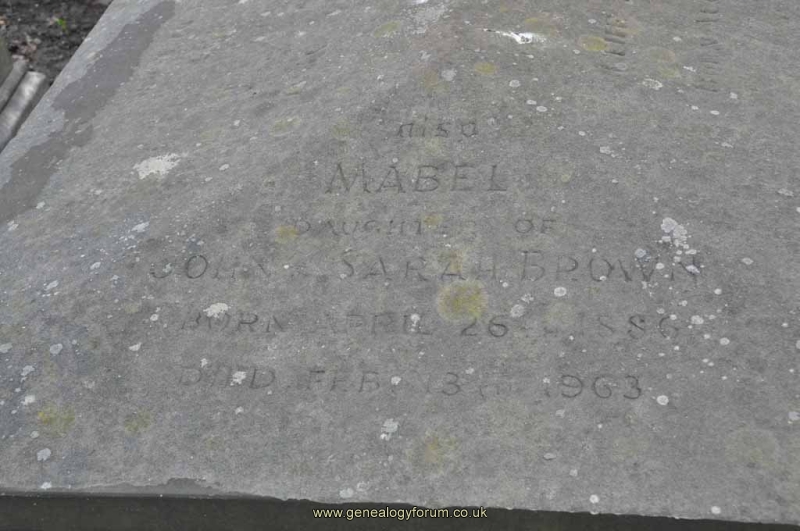 Brown 1 - Mabel (dau of John & Sarah)
