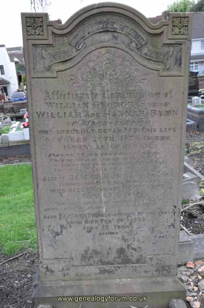 Bunn - James, Elizabeth & William