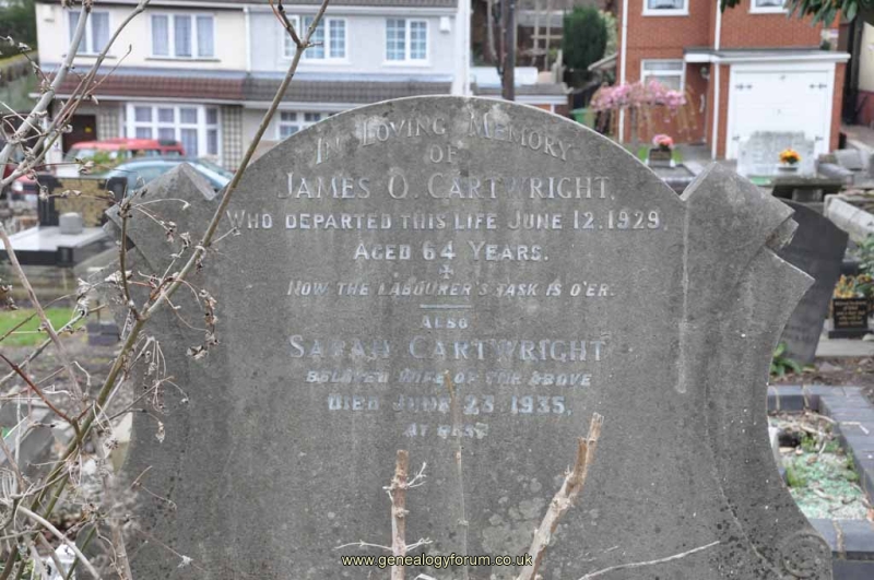Cartwright - James O & Sarah