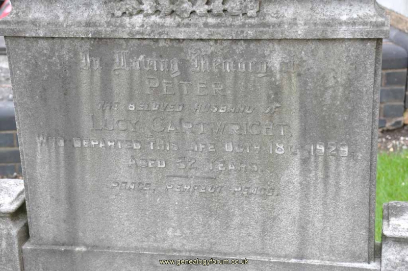 Cartwright - Peter (husband of Lucy)