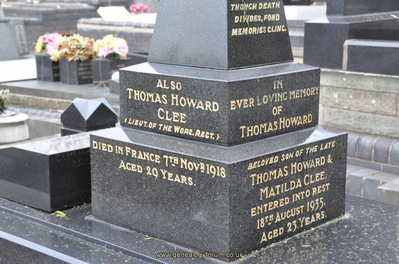 Clee - Thomas Howard KIA (husband of Matilda) & son Thomas