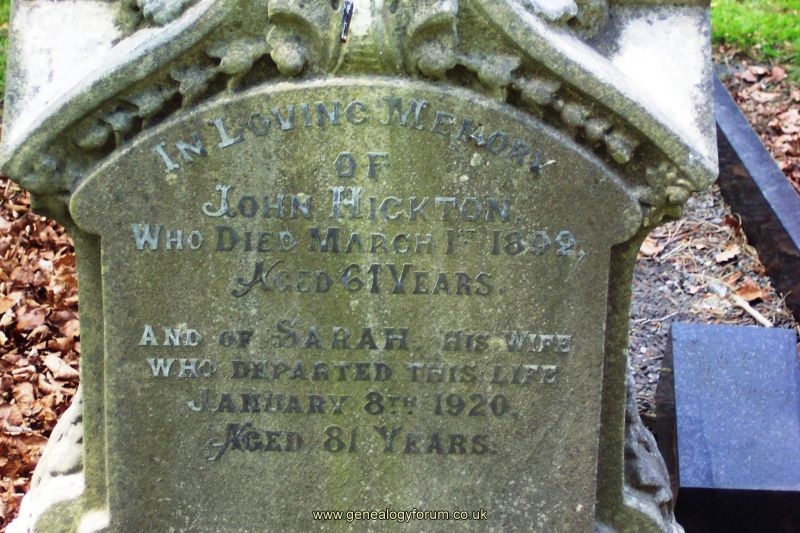 John & Sarah Hickton