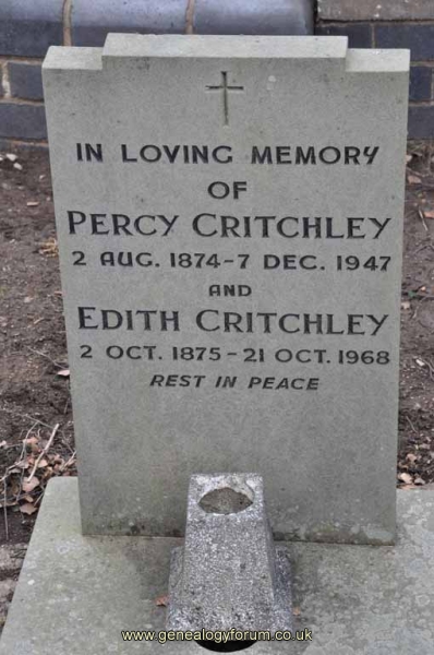 Critchley - Percy, Edith