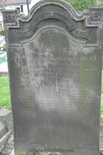 Dunn - Ann Maria (wife of Elijah)