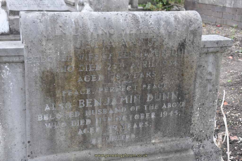 Dunn - Benjamin, Julia Annie