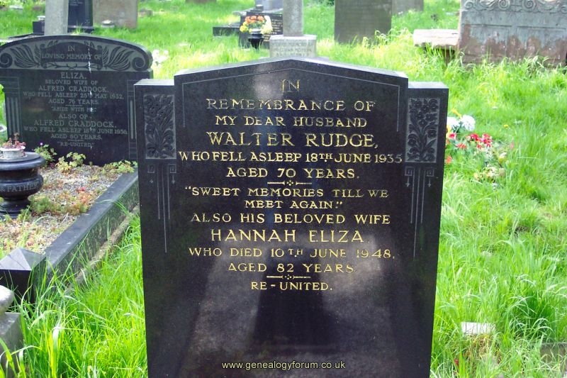 Walter & Hannah Rudge
