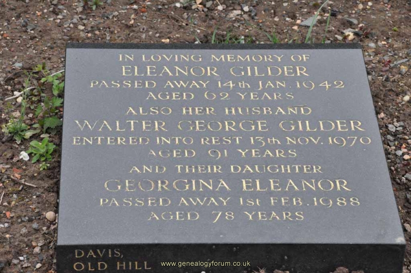 Gilder - Walter, Eleanor & dau Georgina