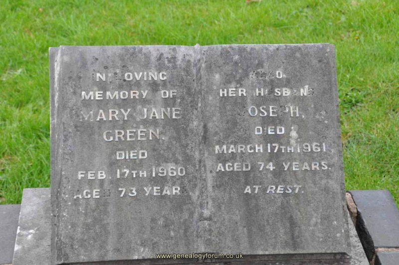 Green - Joseph, Mary Jane