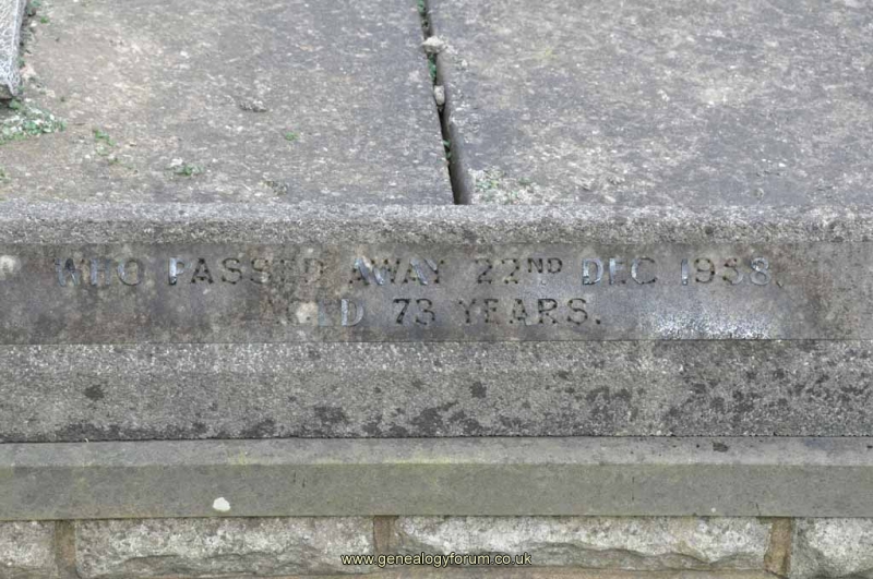 Hall 1 - Bert R (date of death)