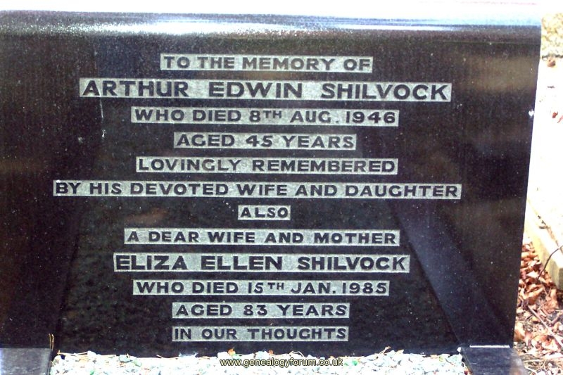 Arthur & Ellen Shilvock