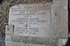 Hanke - William, Frances & son