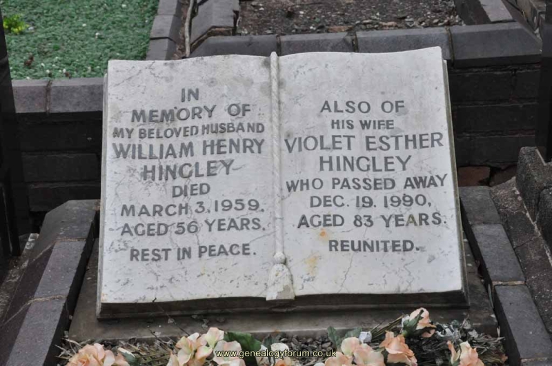 Hingley - William Henry, Violet Esther