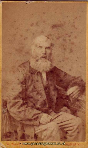 Benjamin Westwood born 1826 Kingswinford