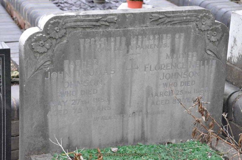 Johnson - John Thomas, Florence Nellie