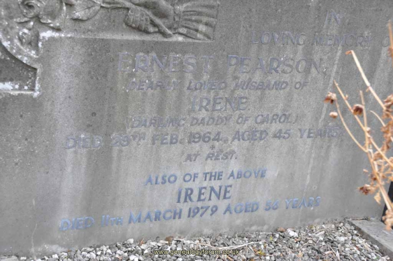 Pearson - Ernest, Irene