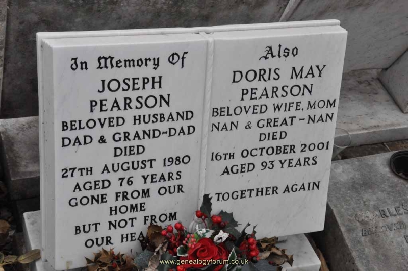 Pearson - Joseph, Doris May