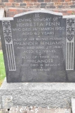 Penn - Philander Benjamin, Henrietta & son Philander