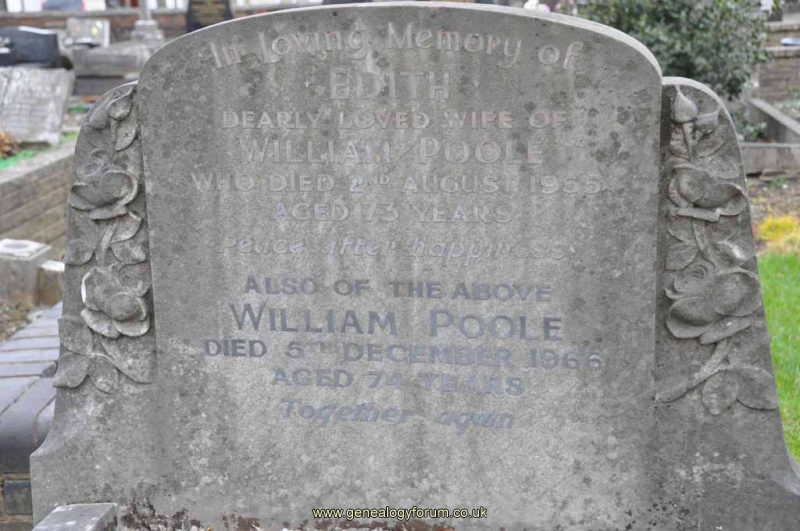 Poole - William, Edith