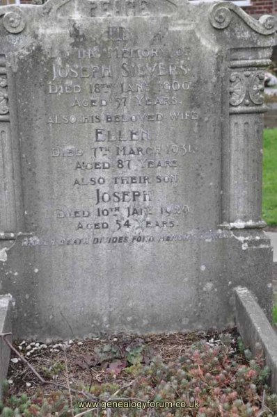 Silvers 1 - Joseph, Ellen & son Joseph