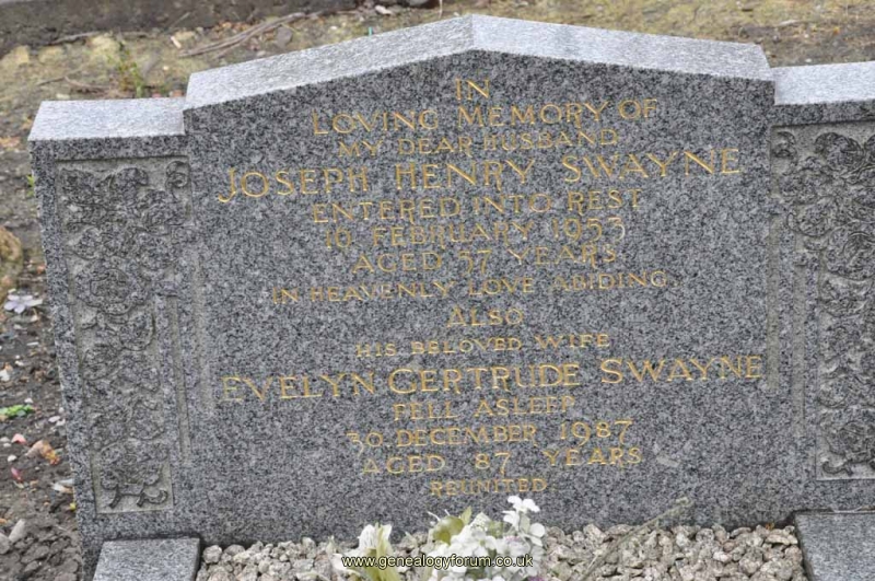 Swayne 1 - Joseph Henry, Evelyn Gertrude
