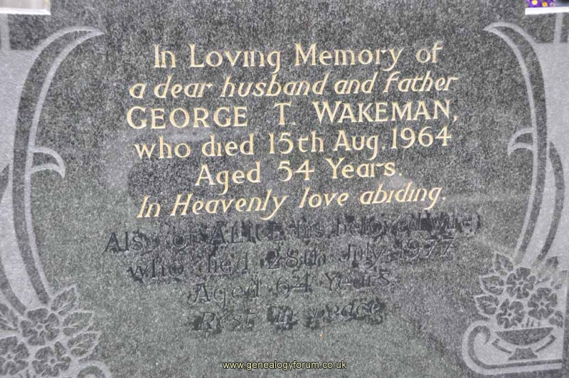 Wakeman - George, Alice