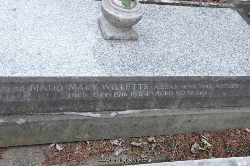 Willetts 1 - Maud Mary