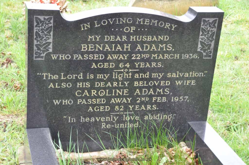 Adams - Benaiah, Caroline