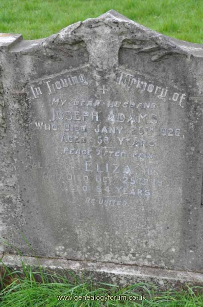 Adams - Joseph, Eliza